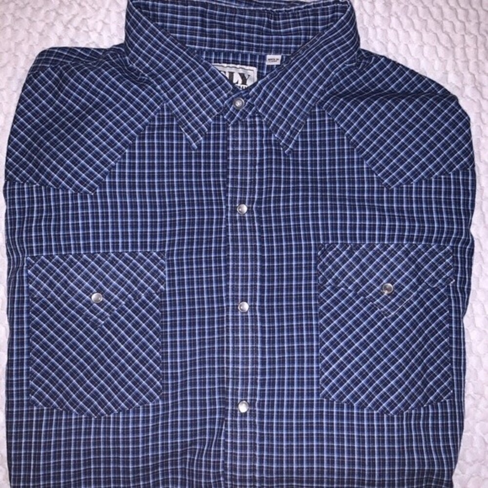 ELY Cattleman Western shirt- men's-‎ size XXL